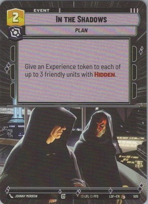 In the Shadows (Hyperspace) Common Legends of the Force 505 NM