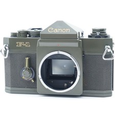 NEAR MINT Canon F-1 Olive Drab 35mm SLR Film Camera Body used From JAPAN