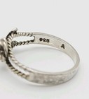 Avon Sterling Silver Vintage Diamond Cut Rose Ring Size 8 — photo 9