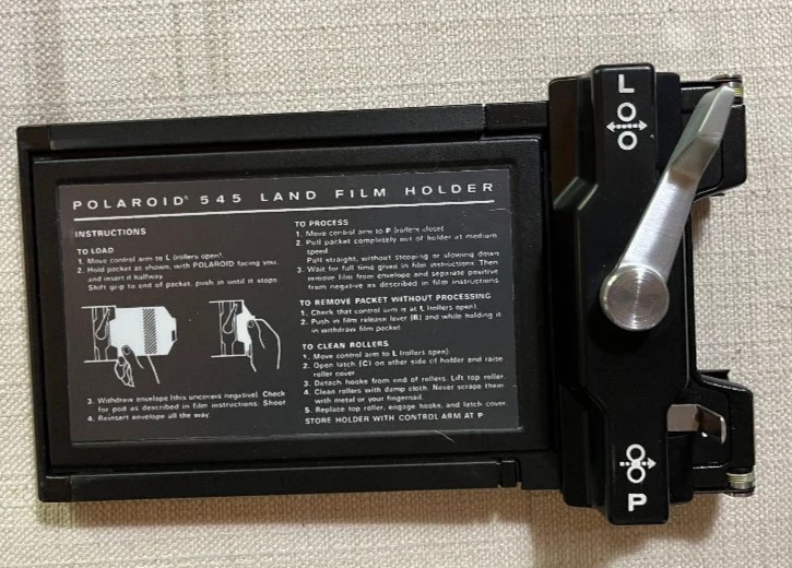 Vintage Polaroid Model #545 - 4x5 Polaroid Land Film Holder - Image 2 of 4