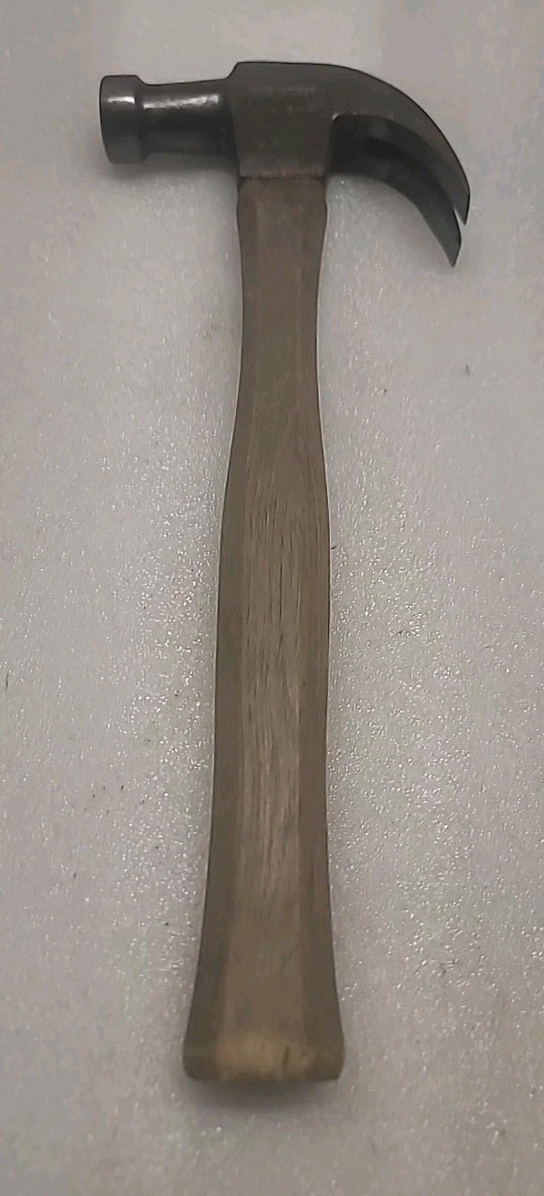 True Temper Straight Claw Hammer No.120 Vintage Original Handle Rare Find Look!