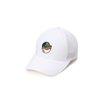 Genuine Malbon Golf Blaze Point Trucker Cap WHITE | eBay
