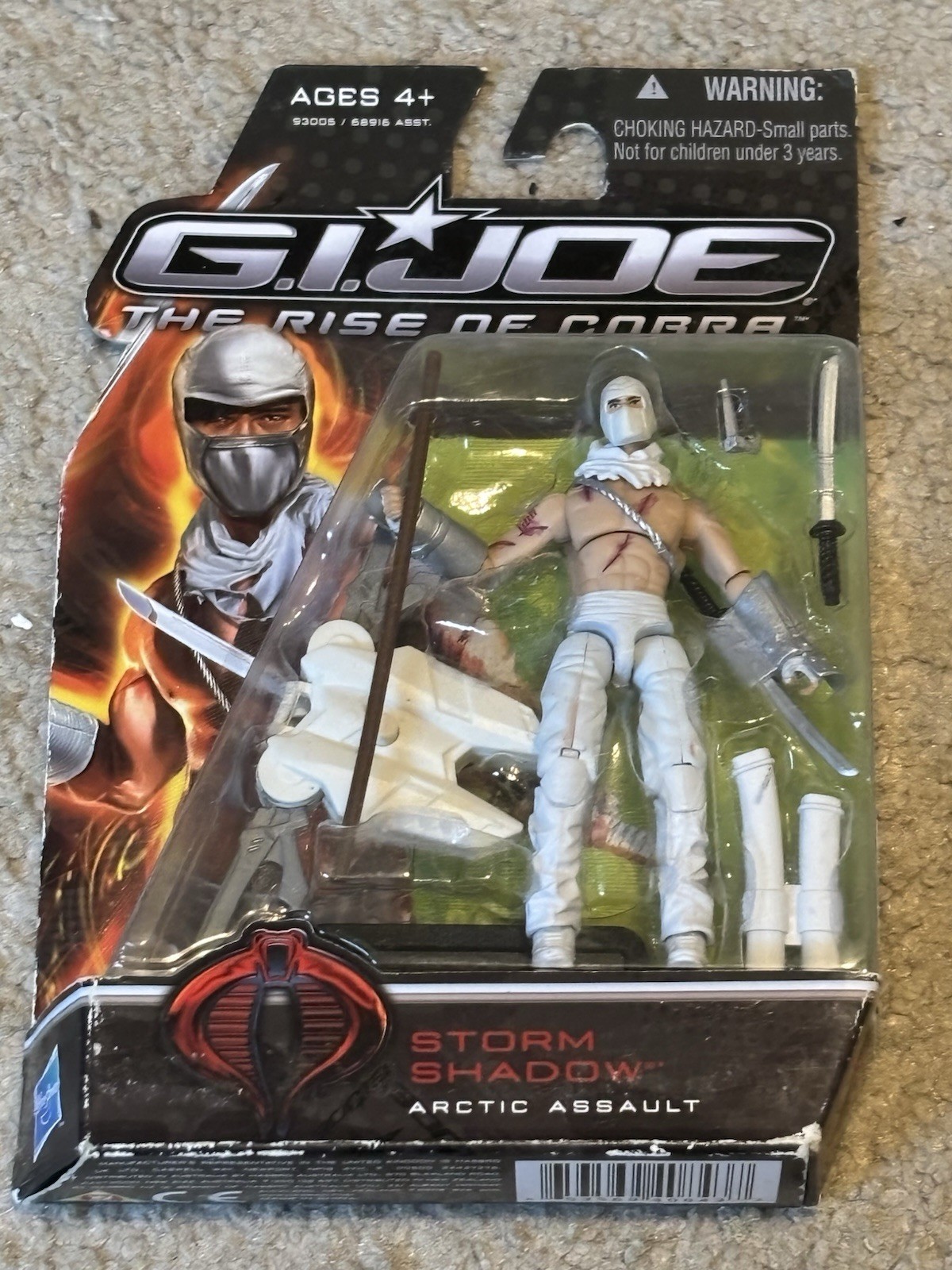 Storm Shadow Roc GI Joe ROC Rise of Cobra Storm Shadow Artic Assault Sealed Figure 4in ...