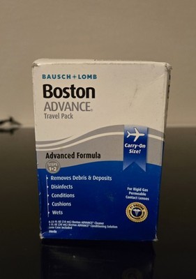 Bausch + Lomb Boston Advance Travel Pack 08/2026 Brand New Damage Box Sealed