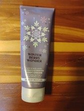 Bath Body Works Winter Berry Wonder Hyaluronic Acid Hydration Body Cream 8oz