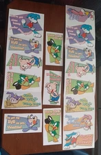 Lot Of 17 Vintage Foldover Tiny Toons Valentines Unused By Paper Magic Group