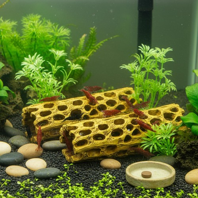 #ad Natural Cholla Wood for Aquarium 6 Inch Hollow Log Shrimp Hideout 2 Pcs M $15.82