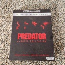 Predator: 4-Movie Collection 4k Ultra HD With Slipbox