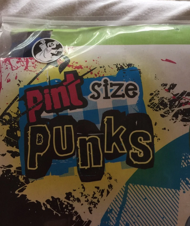 Nuevo de Lote Antiguo Disfraz Zombie Punk Halloween Talla Pinta Punks 2T Foto 3 de 4