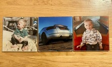 Photo / Personalised Glass Coasters - Any Image / Text / Logo / Name