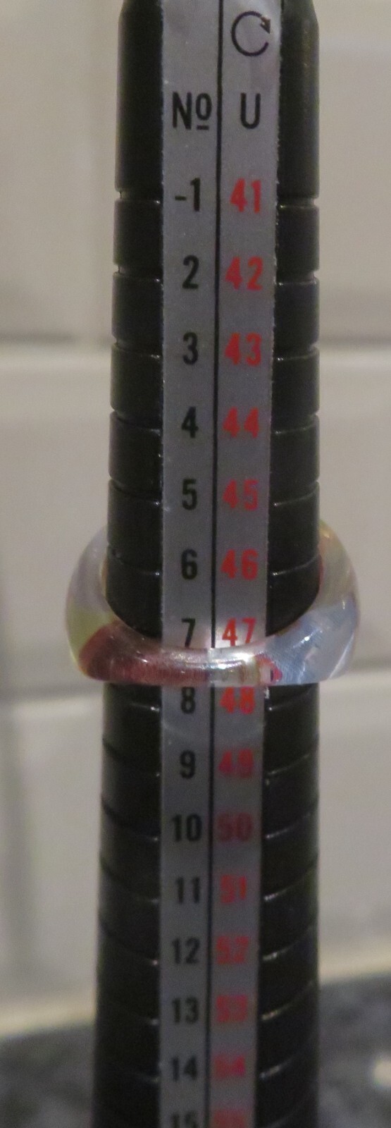 Set of 6 Resin Murano Style Childs Rings Different Colours, Patterns.