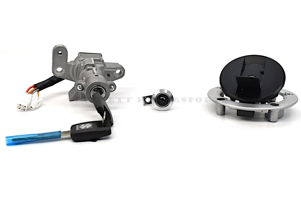 Ignition Switch Lock Set GSXS1000 16-17 OEM Suzuki Gas Cap Helmet Set #T227 - Image 2 of 4