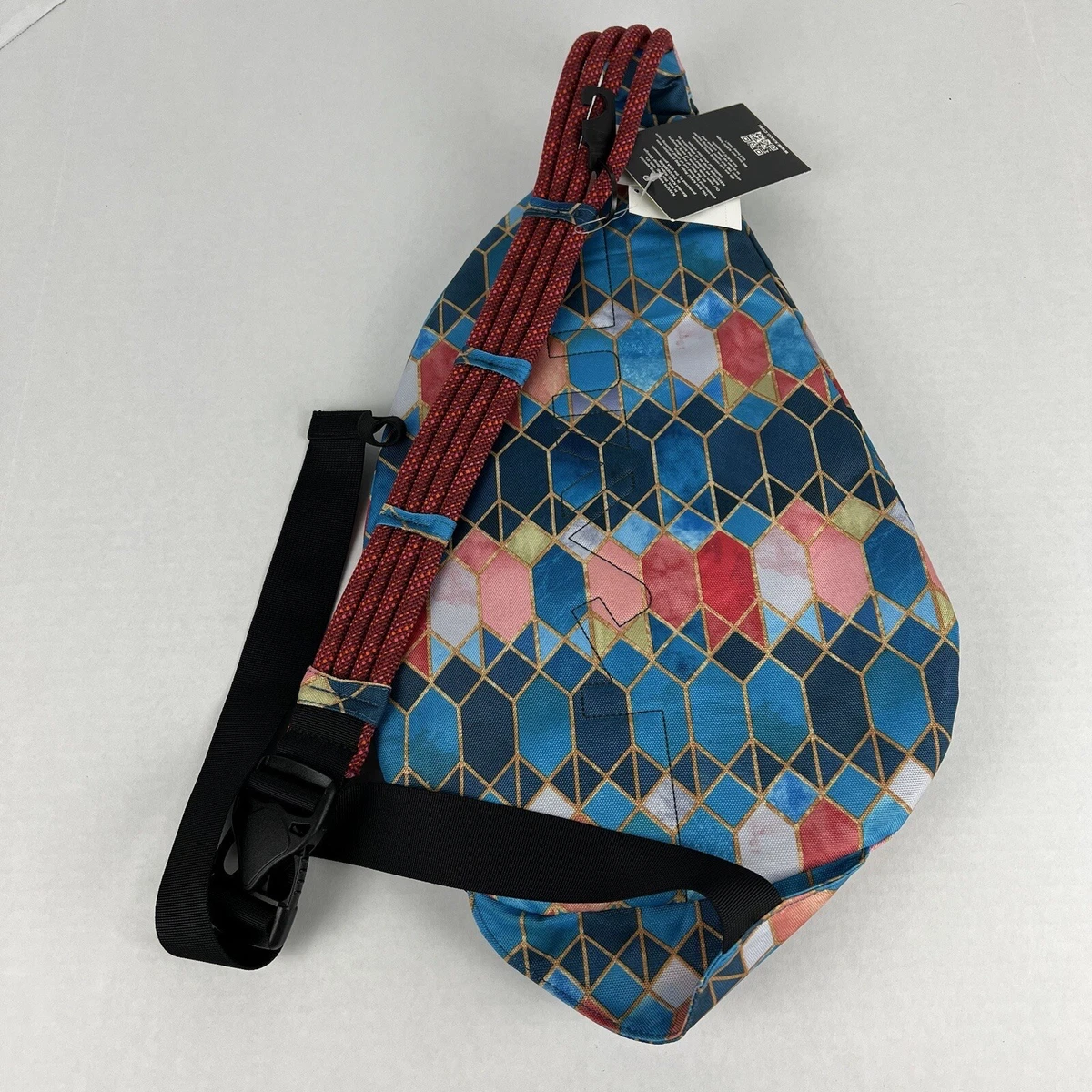 NWT Kavu Rope Sling bag Stained Glass HTF eBay