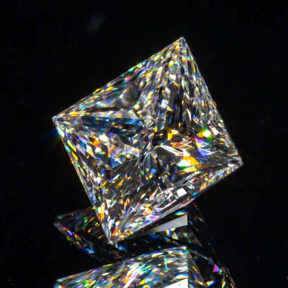 1.05 Ct Loose H/VS2 Rectangular Modified Brilliant Princess Diamond GIA Cert - Image 3 of 4