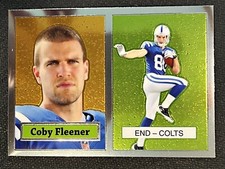 2012 Topps Chrome Football '57 Retro Rookie Coby Fleener Indianapolis Colts #20 