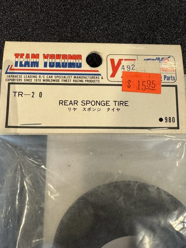 3 juegos de neumáticos esponja traseros Team Yokomo NIP TR-2 0 Foto 3 de 3