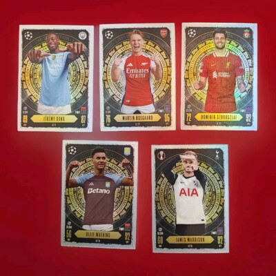 Topps Match Attax India Event Exclusive LE T1-T5 FULL SET 24/25 UEFA Cards Rare
