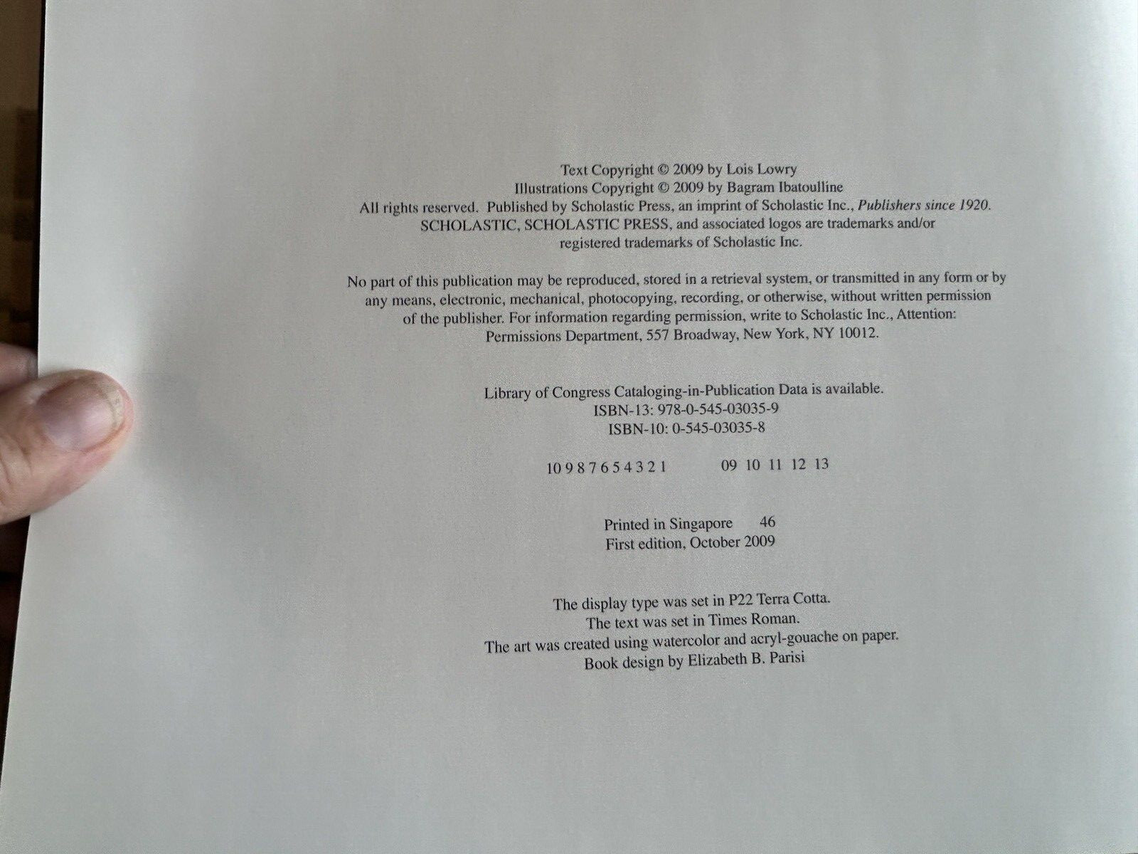 Crow Call by Lois Lowry (2009, Hardcover) First Edition