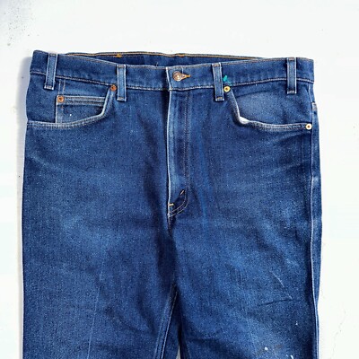 Levis 517 Vintage 90s USA Orange Tab Bootcut Flare Blue Jeans 
