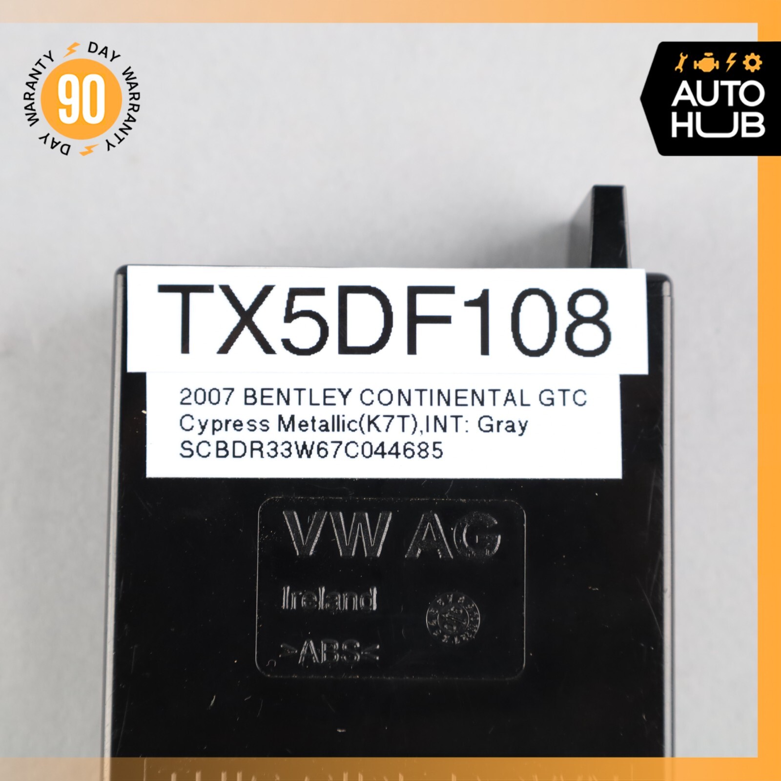 07-11 Bentley Continental GTC Anti Theft Alarm Movement Module OEM