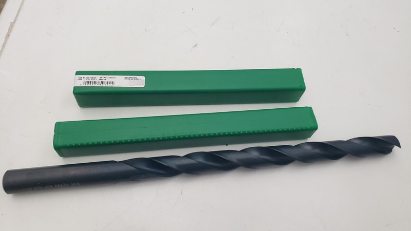 New in Case Drill Bit HSS Black Oxide Extra Length 11/16" Made in Brazil High Sp