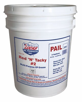 LUCAS OIL RED 'N' TACKY GREASE/1X1/- 10027