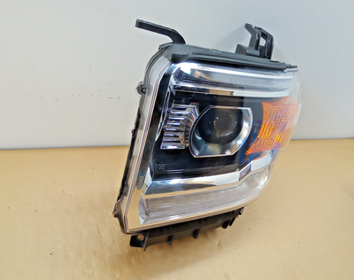 2014 - 2017 GMC Sierra Headlight Halogen With LED LH Driver Side  