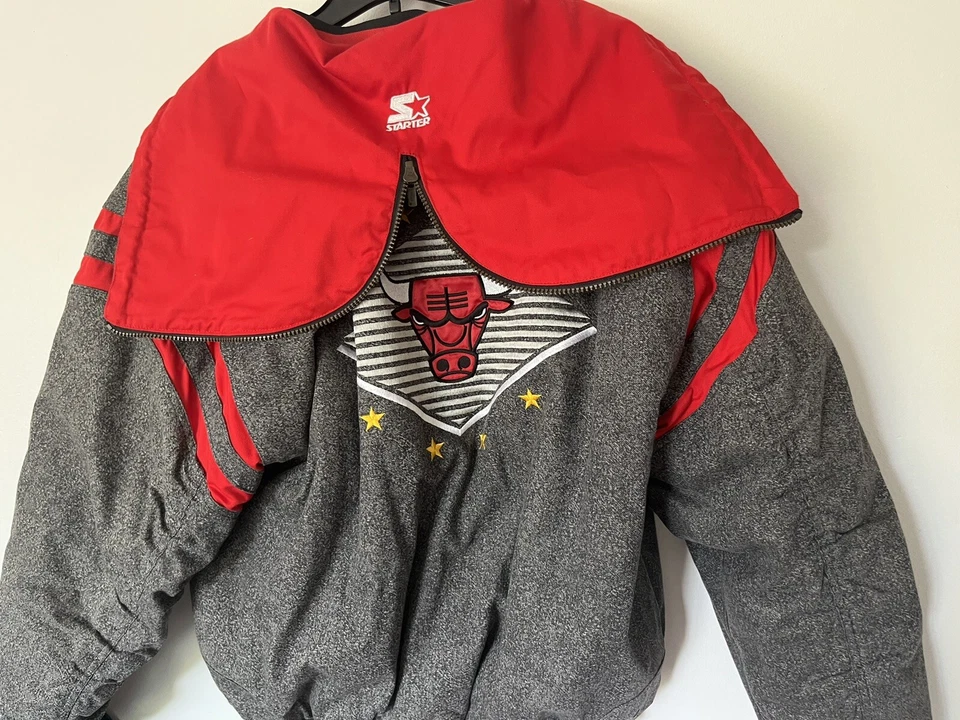 Chaqueta De Colección NBA Licencia Oficial Chicago Bulls Starter Adulto Talla L Foto 2 de 4