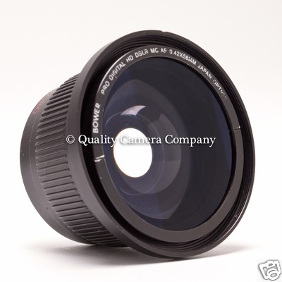 Dslr Fisheye Lens Attachment Bower 58mm Fisheye/Macro Attachment