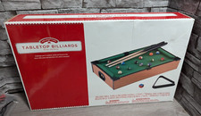 Holiday Times Tabletop Billiards 20x12 Inch Tabletop Mini Pool Table Game