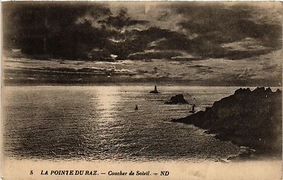 Old postcard La Pointe du RAZ - Sunset (458052)
