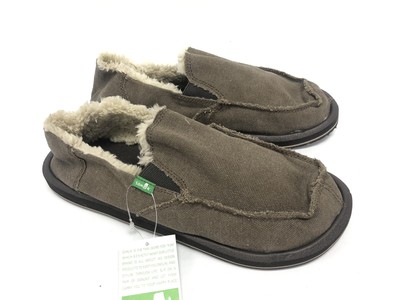 sanuk fur lined