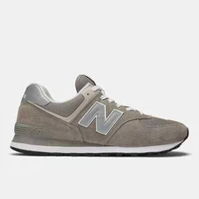 NEW BALANCE 574 GREY/WHITE MENS SNEAKERS