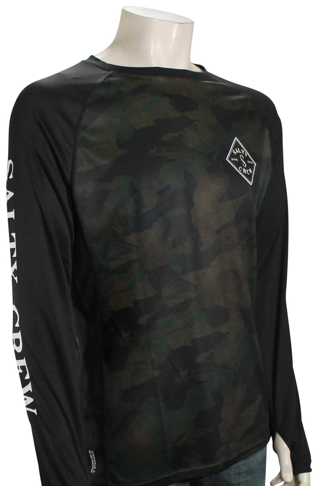 Рубашка для серфинга Salty Crew Tippet Pinnacle LS камуфляж новинка 11290₽