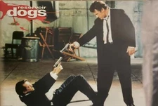 Reservoir Dogs Movie Poster, Famous Gun Fight Scene, Large 24"X36" Film Wall Art