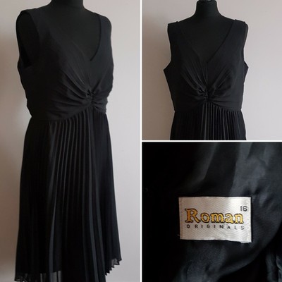 roman black evening dresses