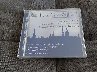 Janis Ivanovs Volume 2 Symphony No 3 The Cloudy Mountain CD New & Sealed