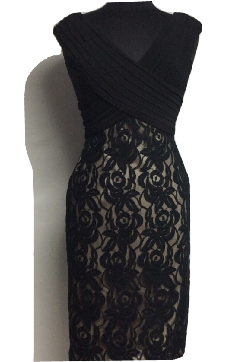 adrianna papell sleeveless lace cocktail dress Adrianna Papell Plus Sleeveless Lace Midi Dress
