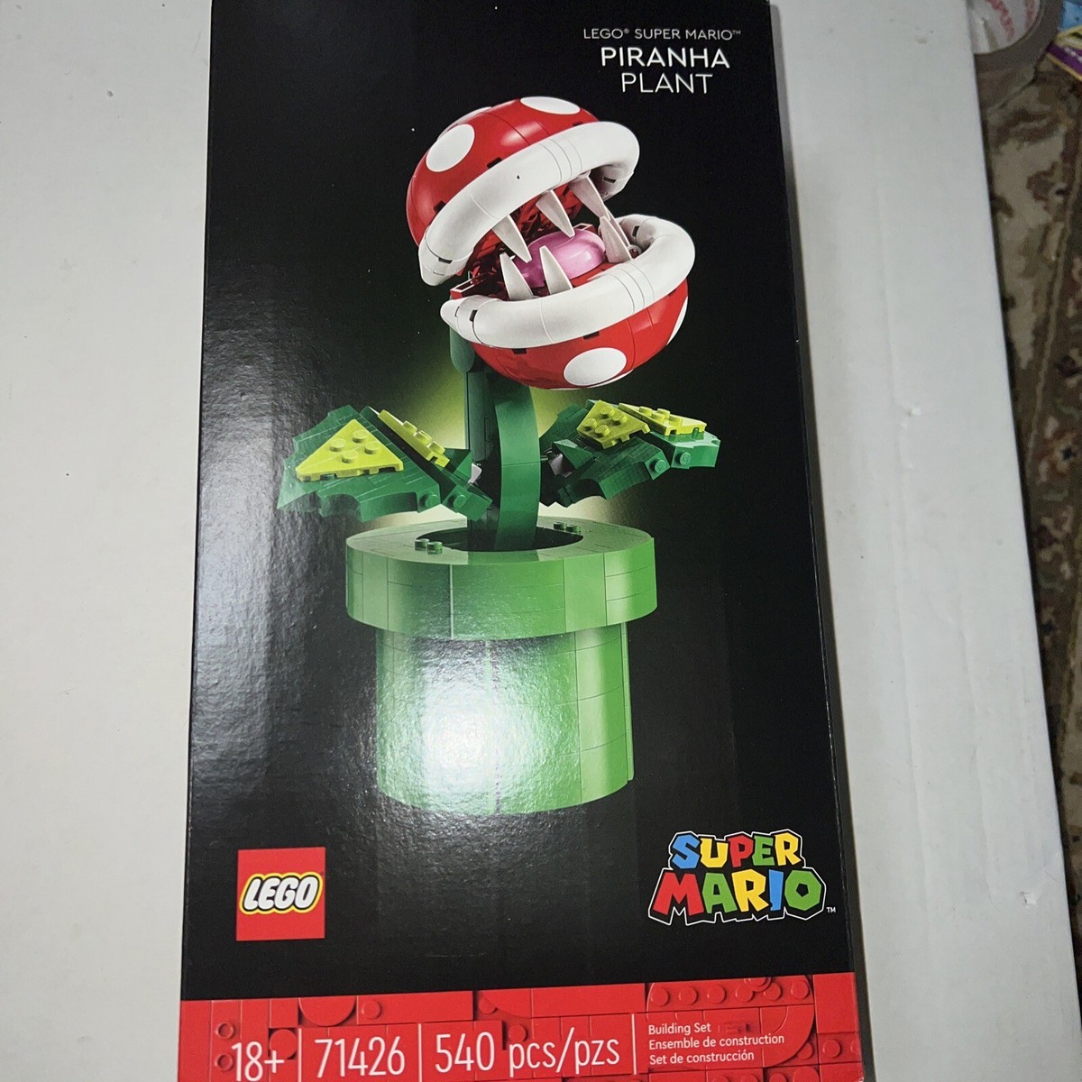 Lego 71426 Super Mario Bros Piranha Plant Set 540 Pieces New