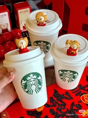 Starbucks 2025 China New Year Koi Fight Pray Stopper Set | eBay