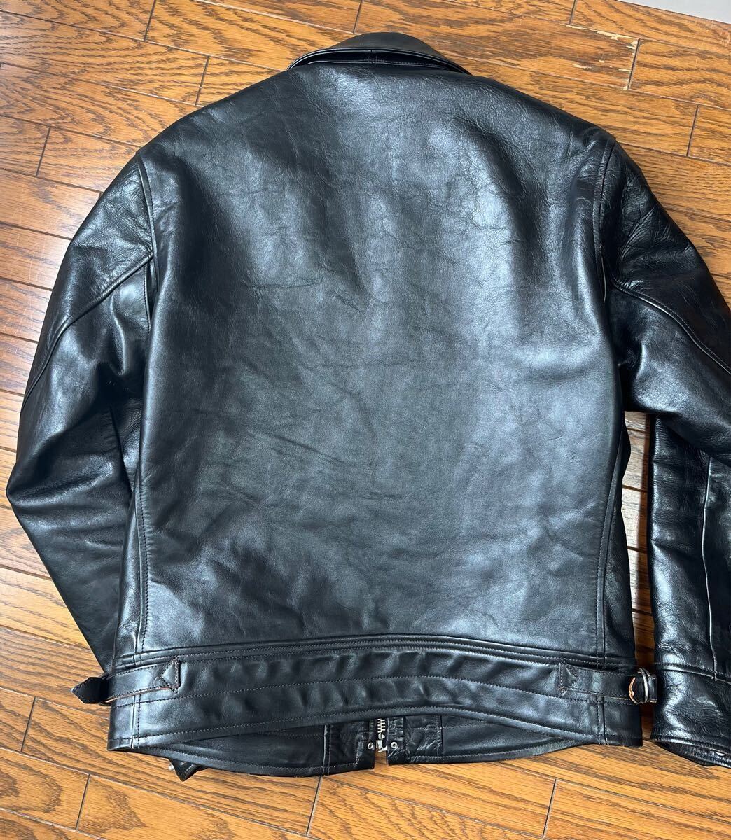 Used Freewheelers Mulholland Leather Jacket Size 42 Black Used Freewheelers Mulholland Leather Jacket Size 42 Black