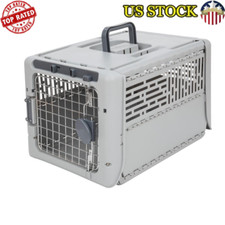 Collapsible Pet Kennel Portable Dog Cat Carrier Durable Ventilated Heavy Duty US