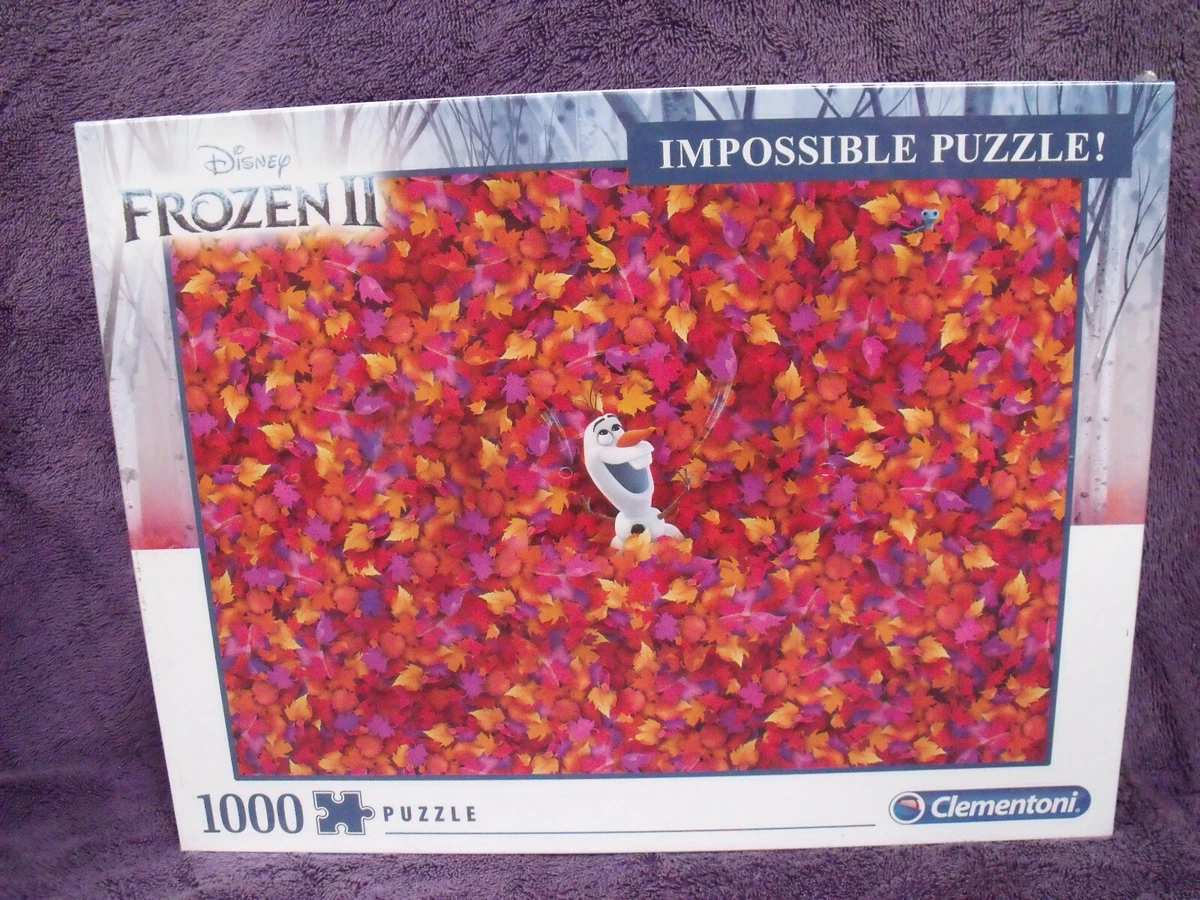 Clementoni 1000 Piece Jigsaw Puzzle Frozen II Impossible Puzzle HTF