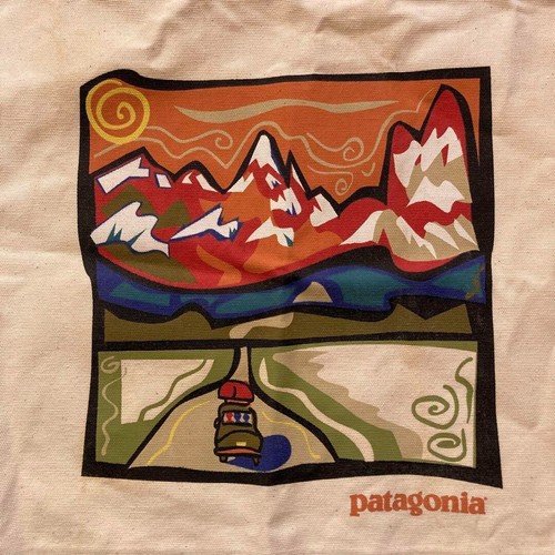 Patagonia Tote bag USED USA Auth Vintage Rare #8525 - 第 2/8 張圖片