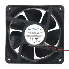RUNDA RD12038B/S24H 24V 0.28A/0.36A 12CM 120 120 38MM 2 Wire Welder cooling fan