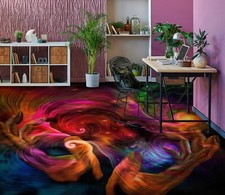 3D Color Texture FZ6116 Floor WallPaper Murals Epoxy Floor Print Decal UK Amy
