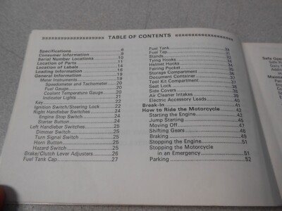 Kawasaki Factory Owner's Manual 1993 ZX-6 99920-1634-01 | eBay