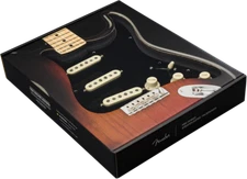 Genuine Fender Pre-Wired  Loaded Strat Pickguard Custom Shop Fat 50's SSS Black