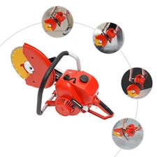 78.5CC 2 Stroke Gas Power Cement Concrete Cut off Saw Cutting Tool W/ Blade