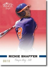 RICHIE SHAFFER 2012 Rize Rookie RED Paragon RC #/10